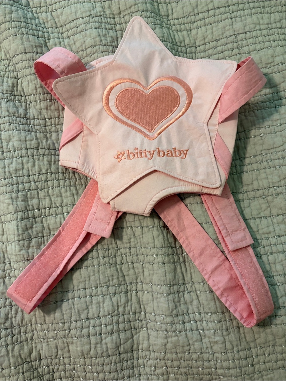 American Girl Pink Star Bitty Baby Doll Carrier